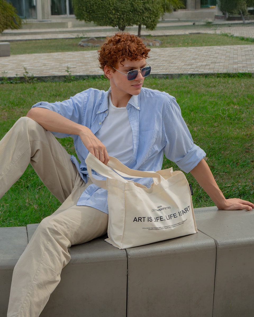 Art Is Life Tote Bag XL