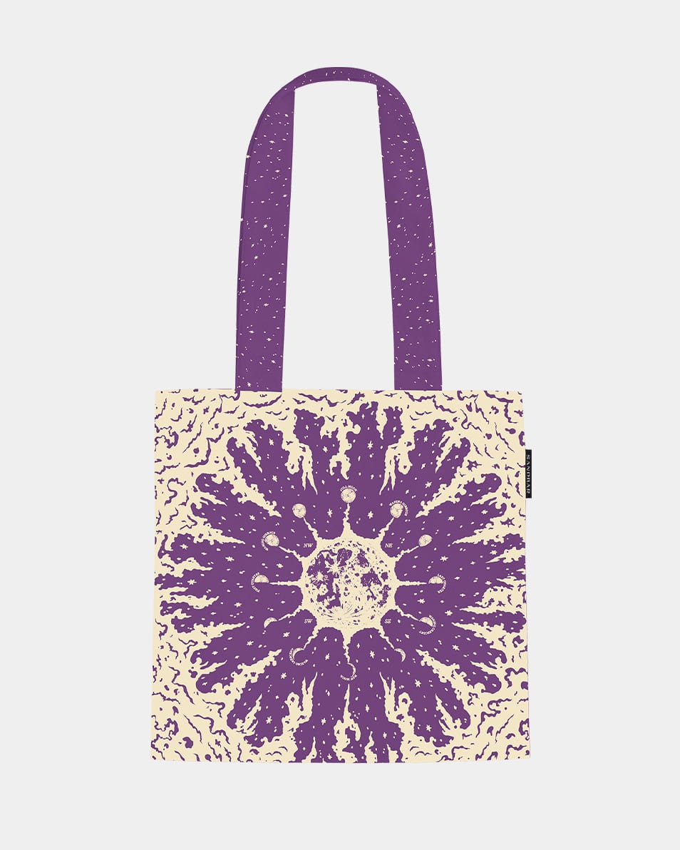 Cloudy Moon Tote Bag