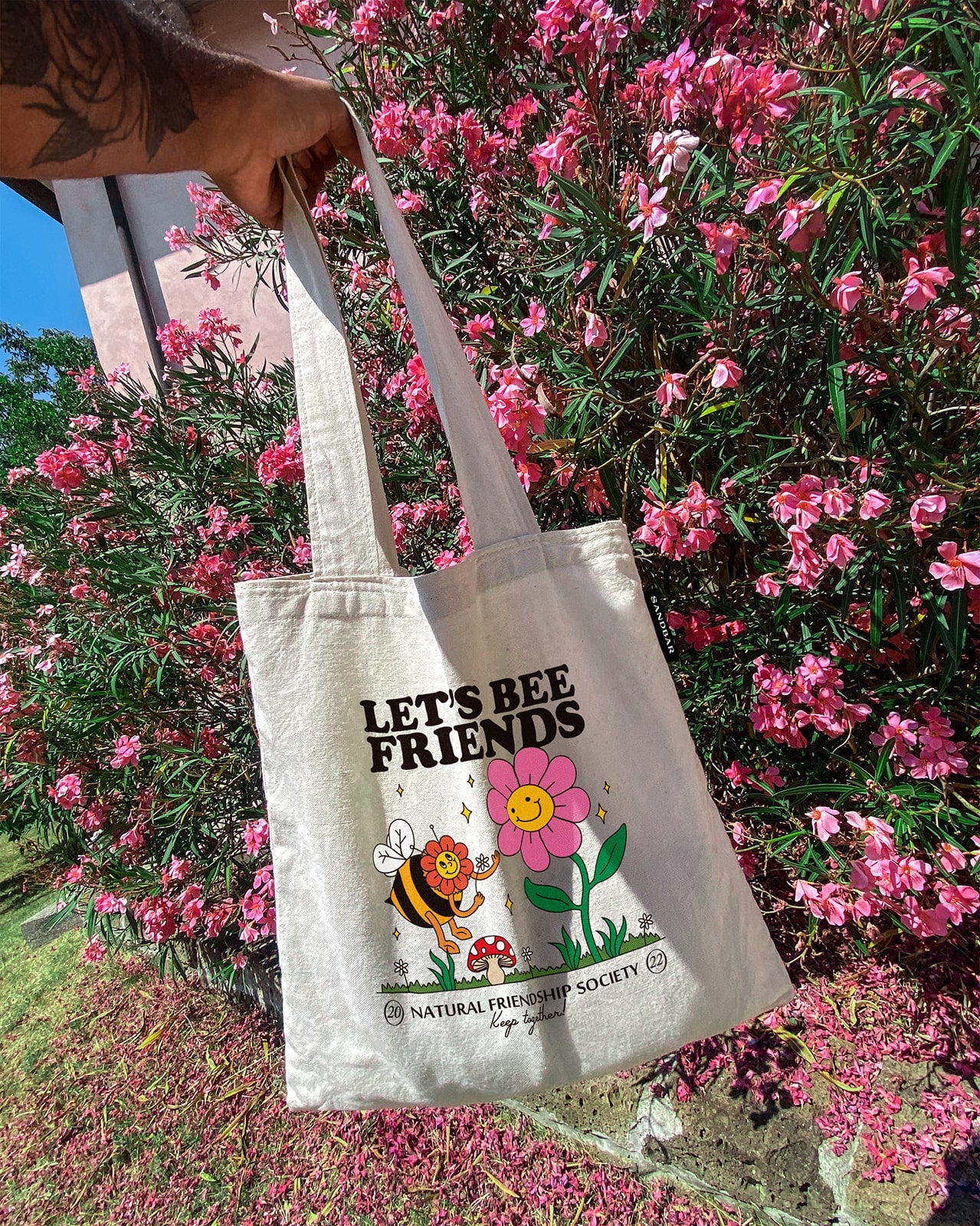 Bee Friends Tote Bag