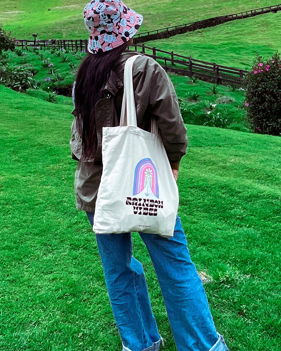 Rainbow Vibes Tote Bag