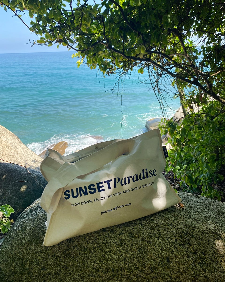 Sunset Paradise Tote Bag XL
