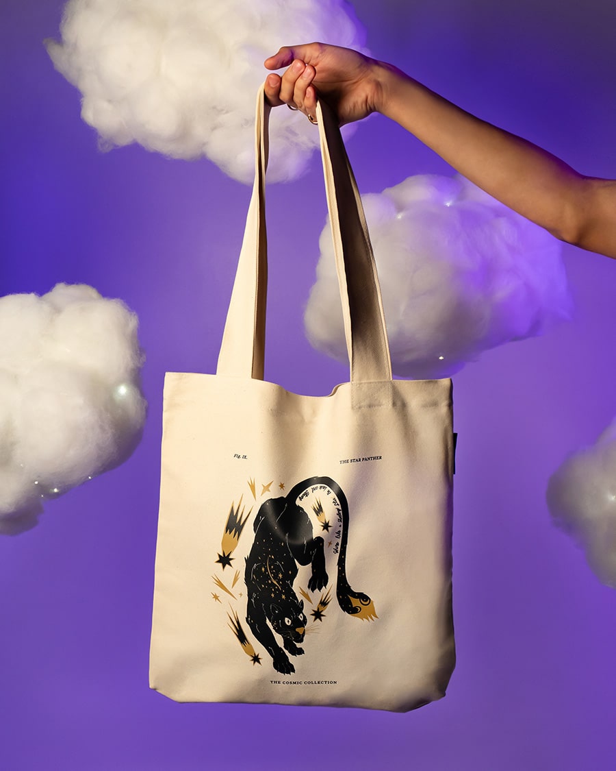 The Star Panther Tote Bag
