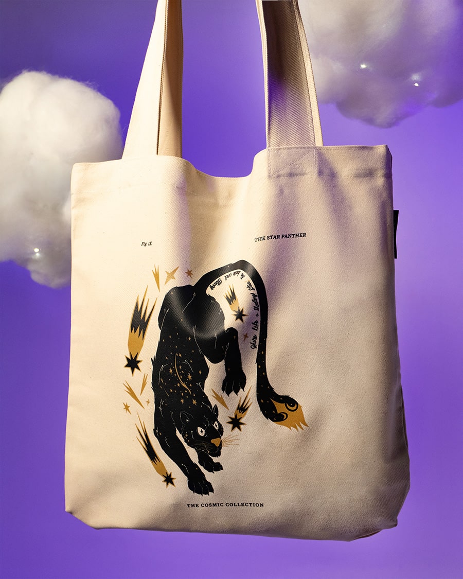 The Star Panther Tote Bag