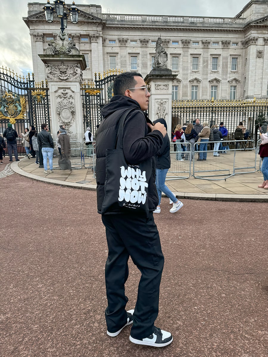 Why Not Now Tote Bag