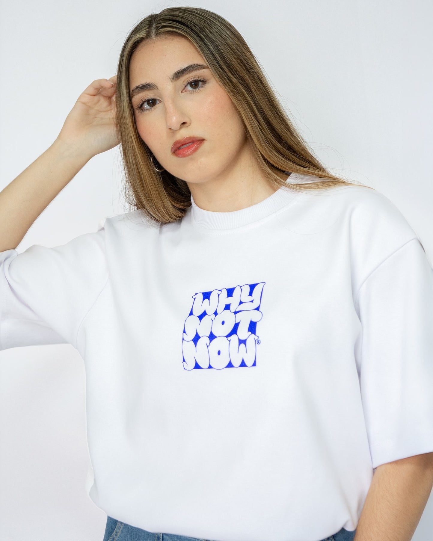 Camiseta Oversize Why Not Now