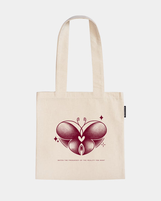 Butterfly Heart Tote Bag