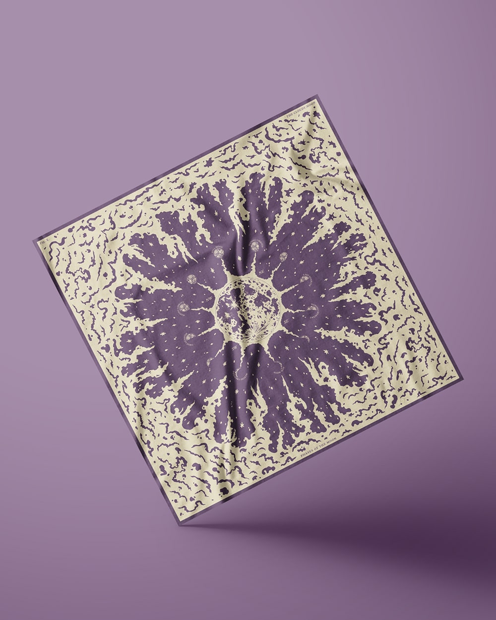 Cloudy Moon Bandana