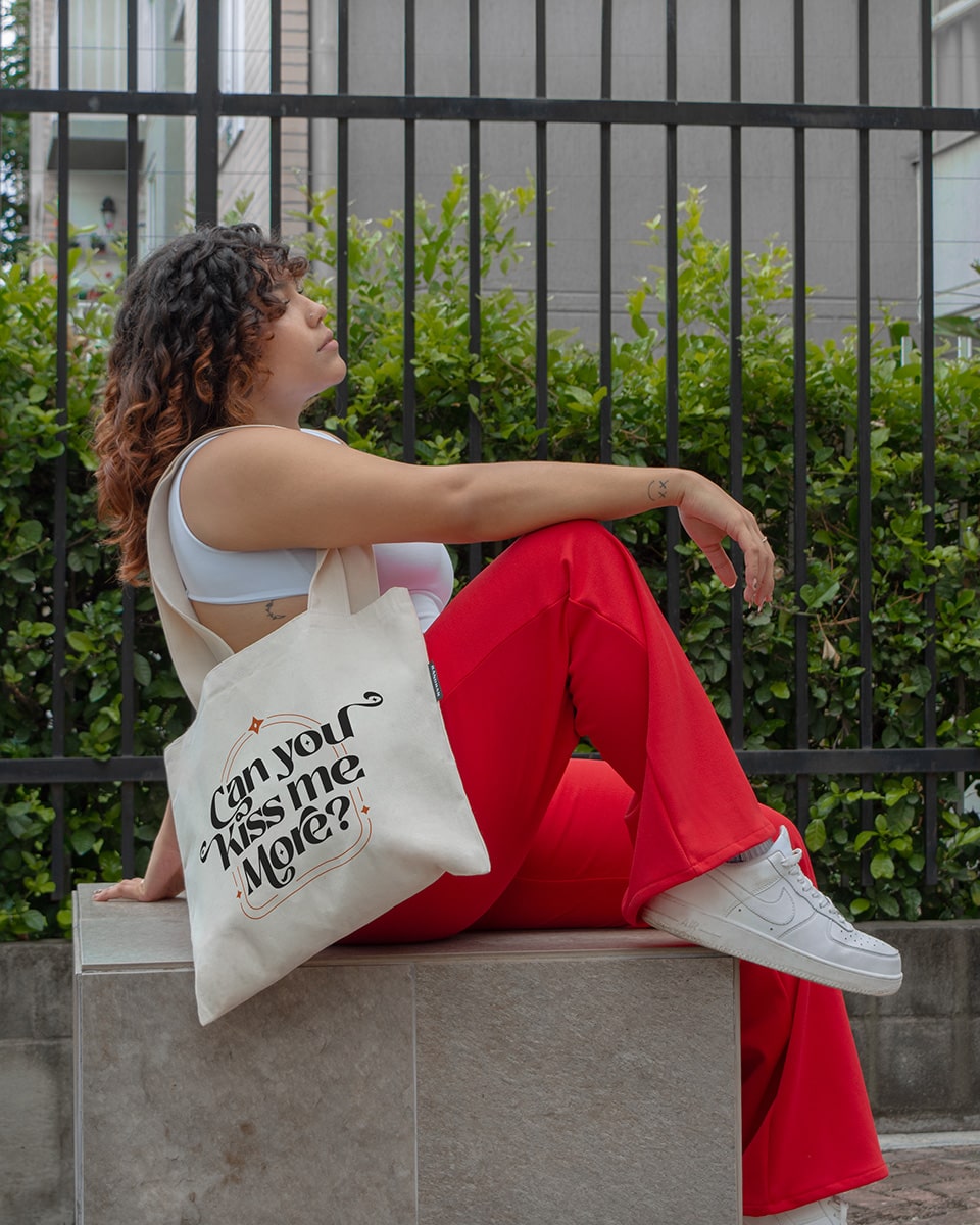 Kiss Me More Tote Bag