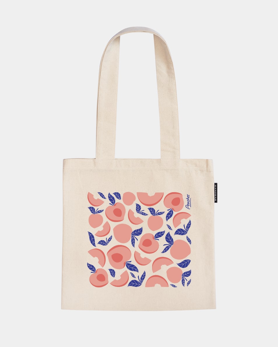 Peaches Tote Bag