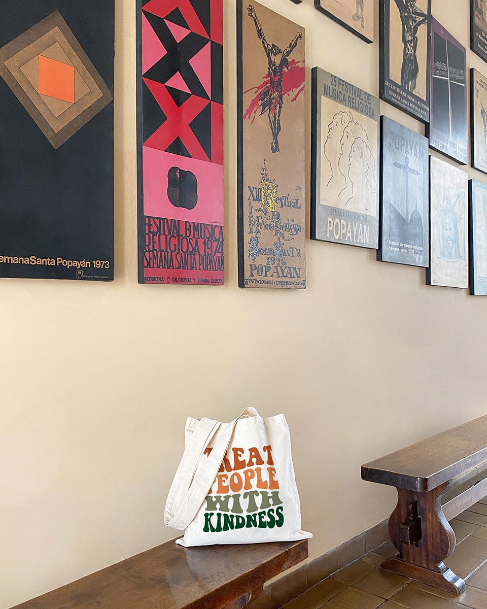 Treat People With Kindness Tote Bag