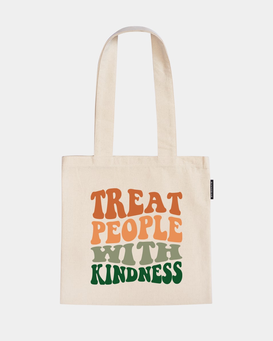 Treat People With Kindness Tote Bag