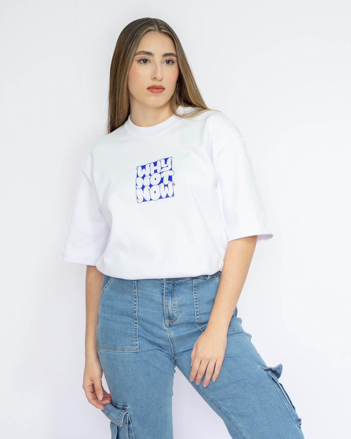 Camiseta Oversize Why Not Now