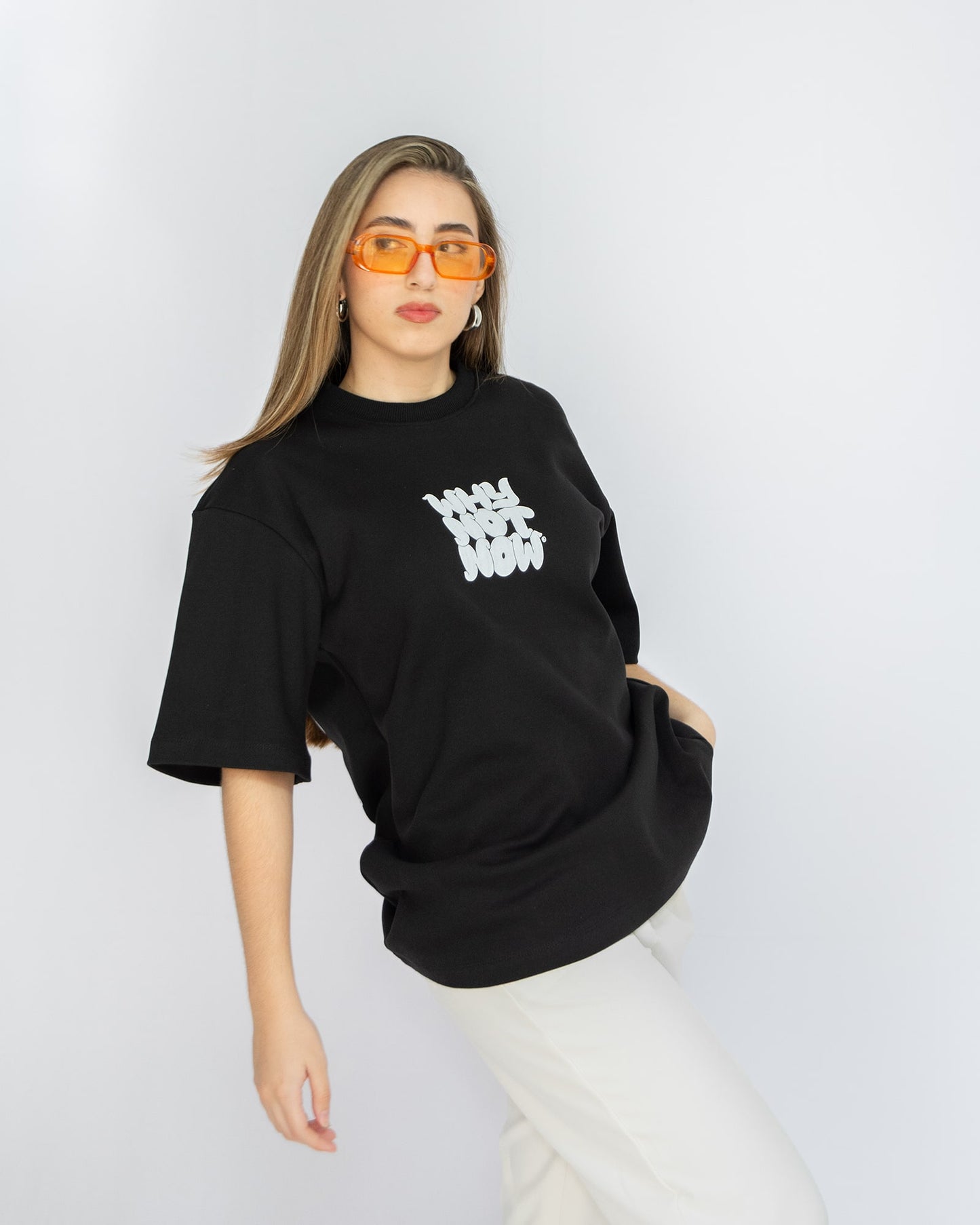 Camiseta Oversize Why Not Now